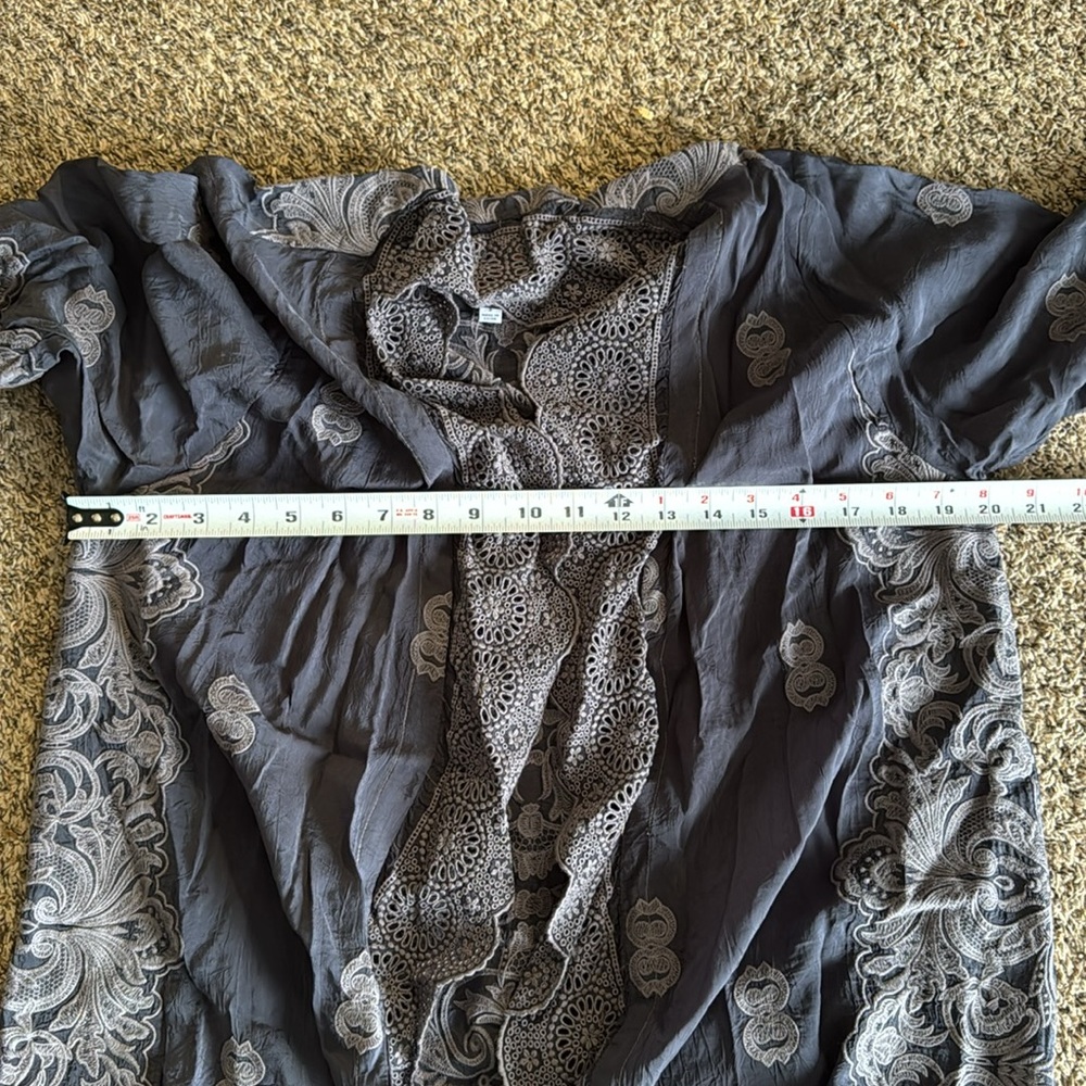 Johnny Was Mikel Jacket Sanded Black Women’s Size S - Picture 5 of 8